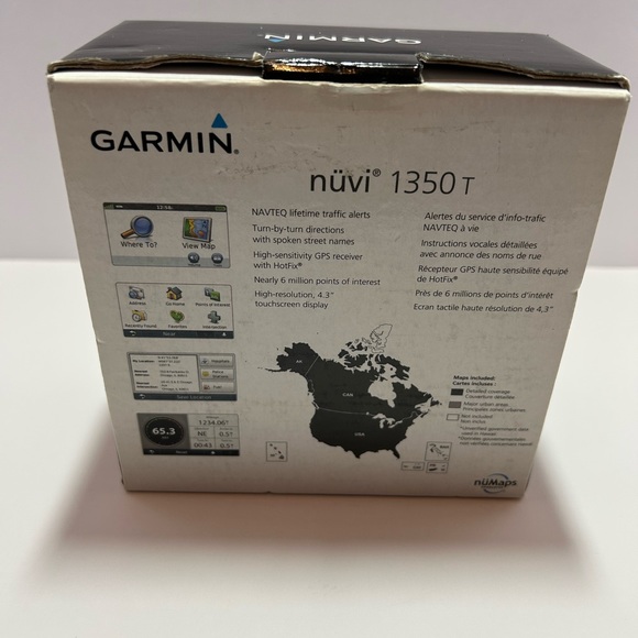 Garmin nuvi 1350T 4.3-Inch Widescreen Portable GPS Navigator Lifetime Traffic - Picture 4 of 5